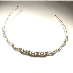 Princess Tierra Silver Tone Rhinestone Cosplay Wedding Hollween Dance Party